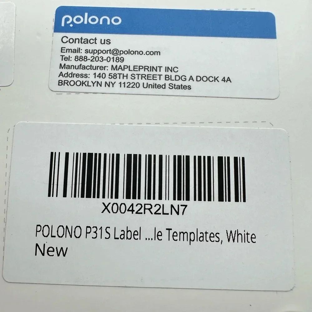 🆕 POLONO P31S Label Maker Machine